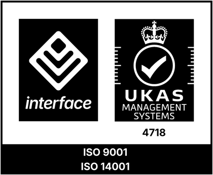 UKAS accredited, certified to ISO 9001 and ISO 14001